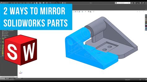 mirror sheet metal part solidworks 2017|solidworks make mirrored part independent.